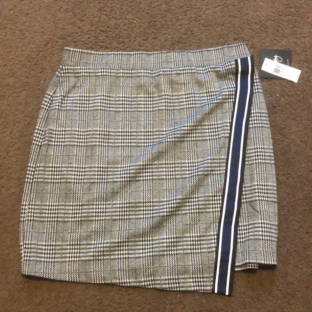 Mid thigh print skirt